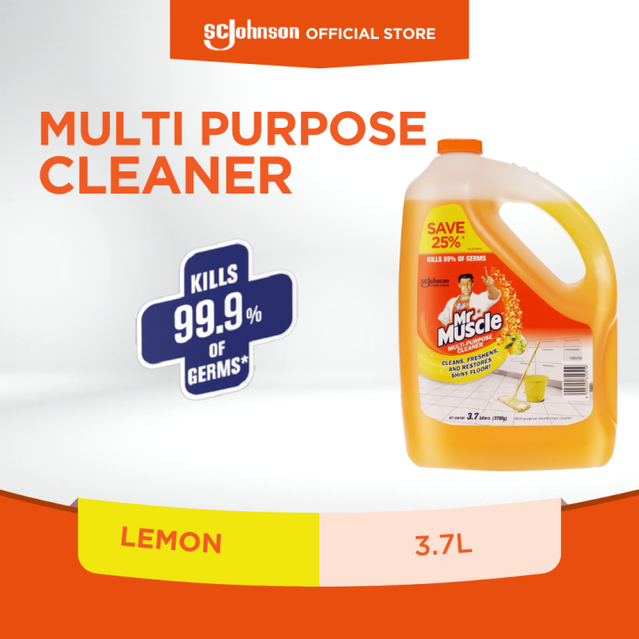 Mr. Muscle All Purpose Cleaner 3.7L Lemon Lazada PH