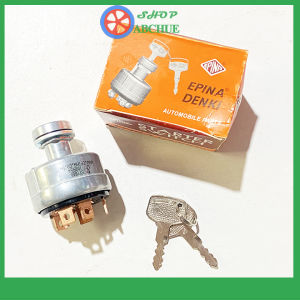 Ổ khóa ô tô máy công trình 6 chân ổ khóa điện khóa khởi động đề nổ loại đẹp