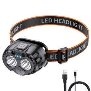 Super Light Headlamp Flashlight High-beam Headlight Flashlight Headlamp USB Rechargeabl Waterproof Emergency Cycling Camping Fishing Hiking Outdoor