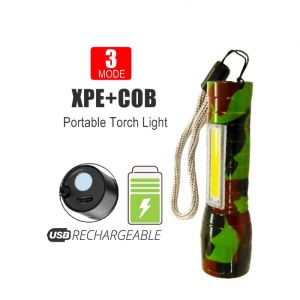 Rechargeble USB Mini Flashlight Torchlight Flash Torch Light LED