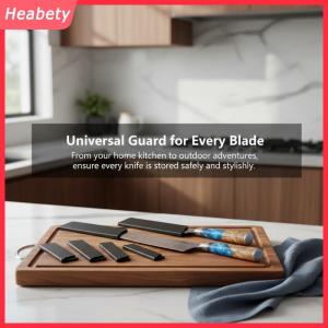 Heabety Đầu bếp dao với vỏ bọc 8 inch Santoku Sashimi Sushi slicing Cleaver thép carbon cao cho nhà bếp nấu ăn công cụ