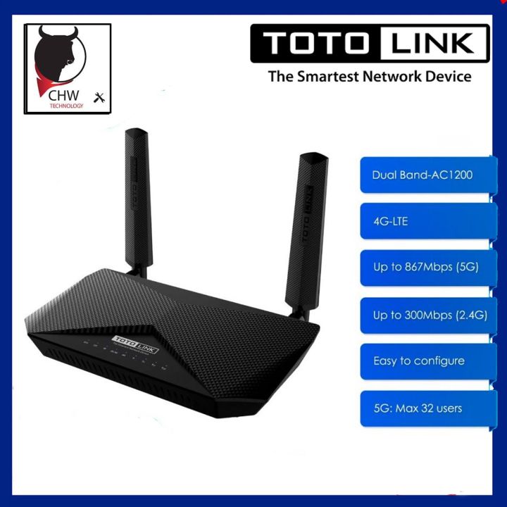TOTOLINK_LR1200_4G_LTE_AC1200_ROUTER FOR SIM CARD MAXIS DIGI CELCOM YES ...
