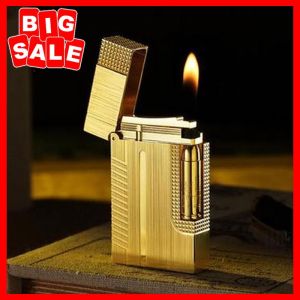 Hộp Quẹt Bật Lửa Dupont Điệp Viên 007 vàng D06V Dùng Gas Dòng 2 Lỗ Tiếng Kêu Cực Hay Cầm Chắc Tay (KHÔNG CHỨA XĂNG GAS)