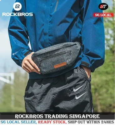 SG RockBros Waist bag RockBros waist pouch Multi-function waist bag crossbody bag chest bag chest pack shoulder bag cycling bag bicycle bag unisex