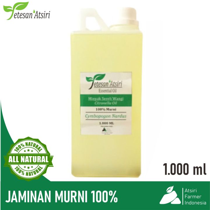 1liter Minyak Minyak Atsiri Sereh Wangi Murni 100% Citronella Pure ...