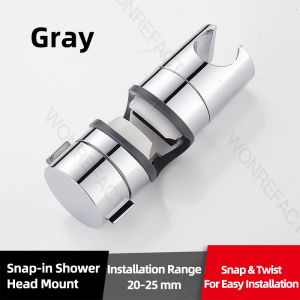 Universal Shower Bracket Pemegang Mandi 360° Adjustable Slide Bar Holder 20-25mm