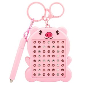 WENQI Bag Charm Steel Ball Drawing Board Keychain Doodle Board Relaxing Toy ic Board Pendant Puzzle Toy Painting Game Pad Drawing Boards ic Sketchpad Entertainment Toy