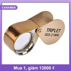 【CANAMEK】 30x30x21mm Magnifier jewelers vàng mắt Công cụ đồ trang sức gấp kính lúp