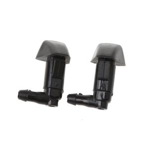 2Pcs Auto Front Windshield Glass Wiper Nozzle Plastic for Valve for Windscreen Adapter for 2003-2007