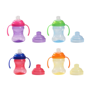 Toddler Learning Cup Anti Leak Easy To Hold Handle Easy Drinking Practice Tool 270ml Large Capacity Comfortable