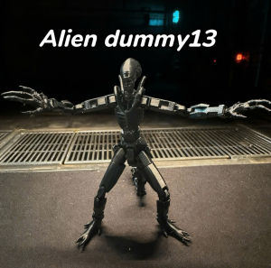 Mô hình lắp ráp Alien robot dummy 13 kèm phụ kiện thay thế khớp cử động linh hoạt - Inno3d