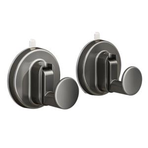 Heavy Duty Shower Hooks 2Pcs Rustproof Aluminum Wall Hooks For Bathroom Kitchen Smooth Towel Storage