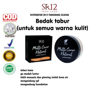 Bedak Padat Daily Cover / Bedak tabur bedak anti air tidak luntur kena air mengandung SPF