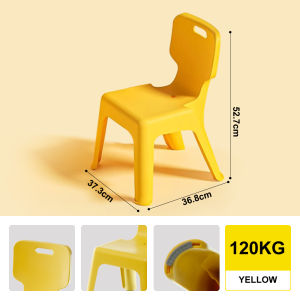 Citylife Stackable Stool Plastic Chair for Children Adults Stool with Backrest Hold Up To 120KG