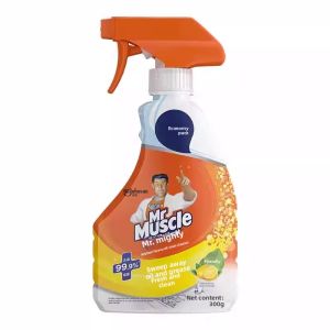 Mr Muscle Kitchen Heavy Grease Cleaner Range Hood Cleaner Oil Fume Cleaner 300g Lemon Fragrance น้ำยาทำความสะอาด