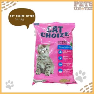 Makanan Kucing CAT CHOIZE KITTEN 1KG FRESHPACK Rasa TUNA With Milk Dry food for kitten Makanan kering untuk anak kucing