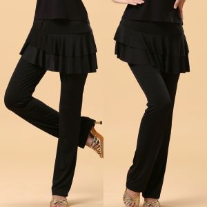 Square Dance Clothing Adult Latin Dance Girl Autumn and Winter Skirt Pants