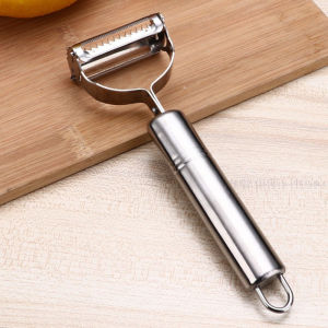 2 in 1 Stainless Steel Fruit Vegetable Grater No-Rust Double Planing Peeler Kitchen Utensils