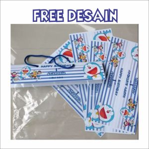 (isi 40 pcs) Tas Label Ultah Jajan Snack Plastik Ulang Tahun