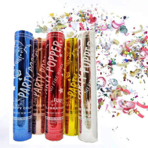Confetti Popper Party Ukuran 30cm/40cm/50cm Konfetti Ultah Wedding