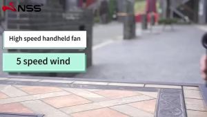 NSS Mini Turbo Fan High Speed Rechargeable Small Electric Air Cooler Bladeless Portable Rechargable