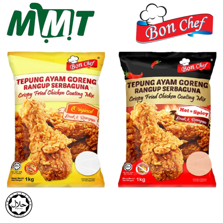 1KG Bon Chef Tepung Ayam Goreng Serbaguna / Crispy Fried Chicken ...