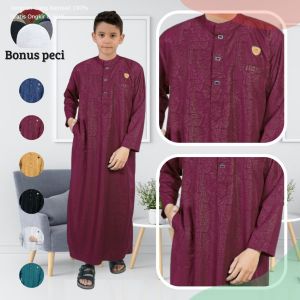 Al-HABIB/GAMIS ANAK EMBOS /JUBAH ANAK AL HABIB ATASAN MUSLIM ANAK KAIN EMBOS baju koko embos