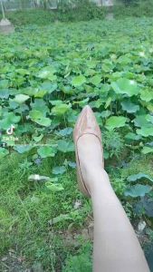 Giày cao gót 5p da bóng