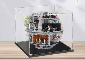 Acrylic Display Case Box 10188 STAR WARS 75159 Death Star (Only display case box No blocks Model)