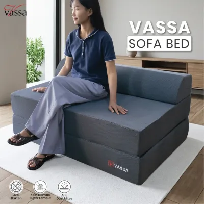 Sofabed Trifold Vassa / Sofabed 2 in 1 Minimalis