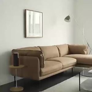 Sofa Frosted Technology Cloth Sofa Small Apartment Living Room Double Cat Claw Fabric Sofa