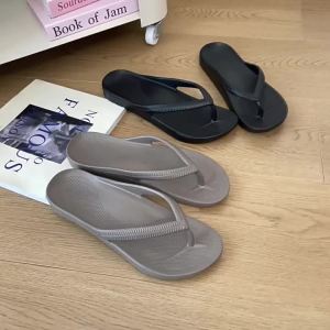 [Free Shipping] WomenS Arch Support Lightweight Flat-Soled CoupleS Flip-Flops Comfortable Toe-Post Beach Sandals
