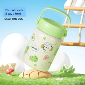 Bình giữ nhiệt cute Bình giữ nhiệt cho học sinh Bình giữ nhiệt mini Bình nước giữ nhiệt có quai xách Bình giữ nhiệt hoạt hình dễ thương