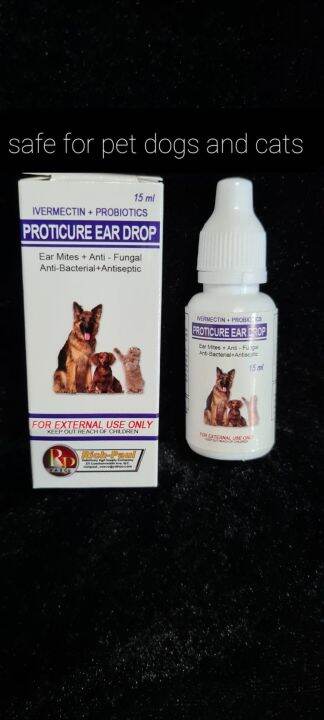 Anti itch ear clearance drops for dogs