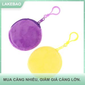 【LAKEBAO】 Kẹo Màu Vòng Sang Trọng Đồng Xu Ví Phụ Nữ Dễ Thương Màu Sắc Rắn Thay Đổi Pouch Ví Keychain Tai Nghe Di Động Lưu Trữ Túi