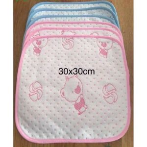 Tấm lót chống thấm Miếng lót chống thấm cho trẻ sơ sinh vải xốp 4 lớp chống thấm kiêm lót