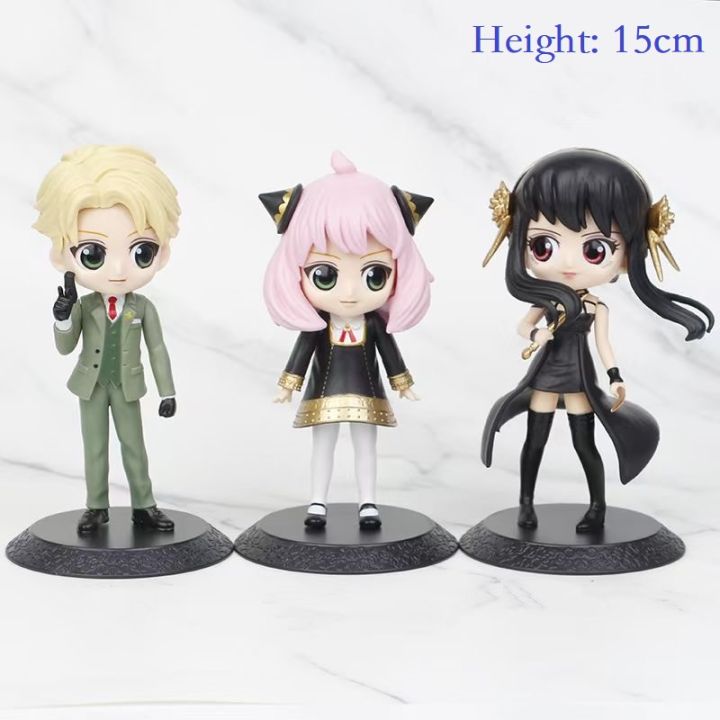 Spy%20X%20Family%20Anya%20Forger%20Loid%20Forger%20Yor%20Forge%20Set%20of%206%20Anime%20Collectible%20Figure%20-%20Image%202