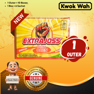 Extra Joss Oren (Orange) Energy Drink [NEW FLAVOUR ]– 100% Authentic – Wholesale Outer – New Flavor – Free Gift – Ginseng Boost – Mamak Favorite