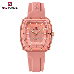 NAVIFORCE Original Womens Quartz Calendar Watch Simple Dial Luminous watch 50m Waterproof Brand New Casual Fashion Watches NF7124