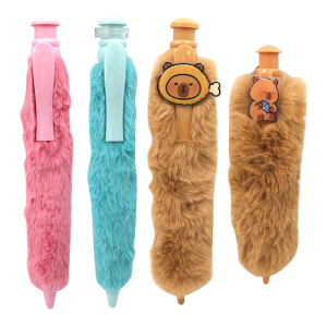 ปากกาเขียนลื่นปากกาลูกลื่น1.0มม. หมึกดำเครื่องเขียนปากกาตุ๊กตาปากกาลูกลื่นหดกลับปากกาลูกลื่นปากกาสำหรับโรงเรียน