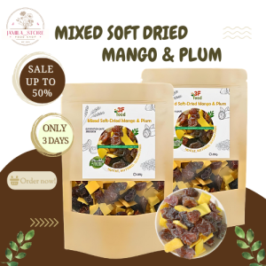 3F FOOD DELICOUS SOFT DRIED MANGO AND PLUM JAM no sugar no fat no preservatives 100g/ 250g/500g