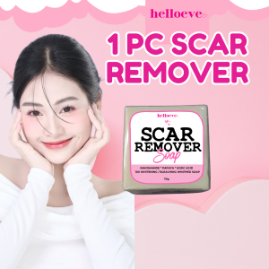 Helloeve Scar Remover Soap 70g Niacinamide Papaya Lactic Acid Whitening Bleaching Whipped Soap
