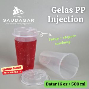 Gelas Cup PP Injection 16 oz / Gelas Thinwall 500 ml