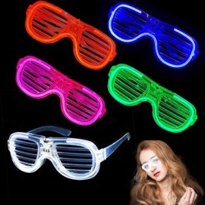 Kacamata Lampu LED Luminous / Kacamata LED Colorful / Kacamata Pesta Party - Biru