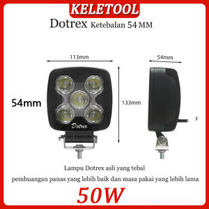 50w Lampu Tembak Sorot Truck Off Road Lampu tembak sorot dotrex lampu sorot mata 5