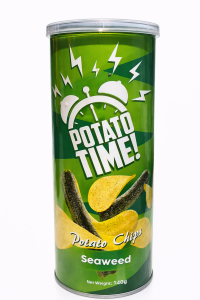 POTATO TIME POTATO CHIPS SOUR CREAM & ONION / SALTED EGG / SEAWEED | NET WEIGHT 140g