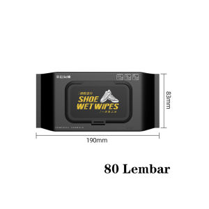 Tissue Basah Pembersih Sepatu 80 Lembar / Tissue Shoe Wet Wipes / Quick Wipes Shoe Cleaner