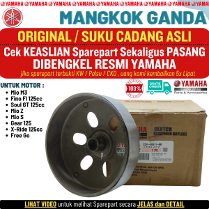 Mangkok Rumah Ganda Kopling Otomatis Mio M3 Z S Soul GT Gear Freego Fino Xride 125 Original Yamaha