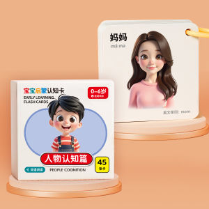 Flashcard Tiếng Trung AI Cho Trẻ & Người Mới Học – Bộ 45 Thẻ Chống Nước Có Pinyin