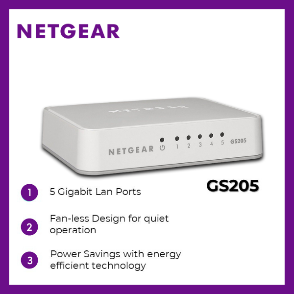 Netgear GS308 : le meilleur switch réseau Gigabit et manageable